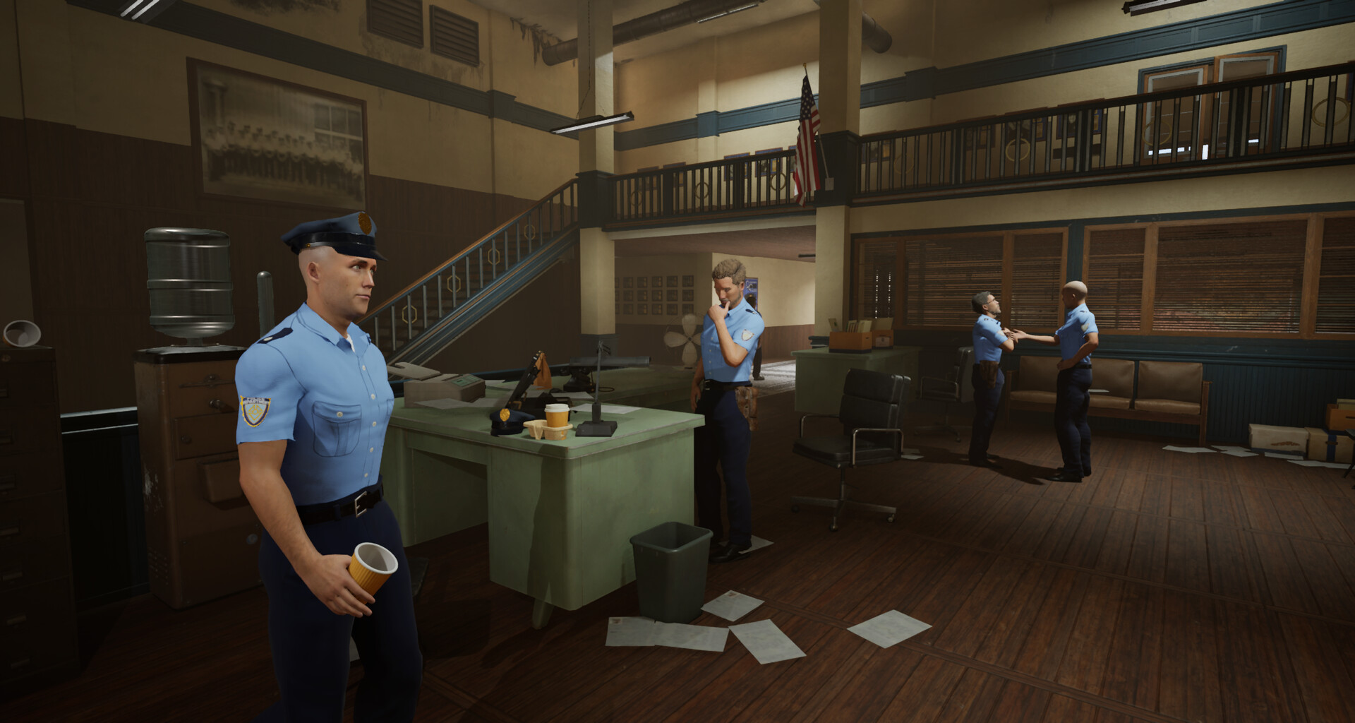 police chief simulator controller support related official gameplay screenshot